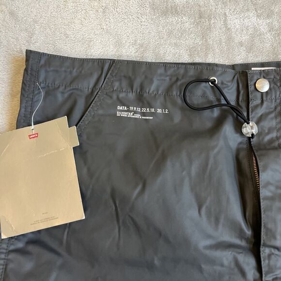 VTG Levi's Pants Mens Khaki Medium Waist SilverTab Wide Leg Baggy 90s Y2K - Picture 4 of 9